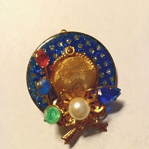 Pearl Hat Brooch